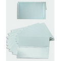 Folding Metallic Silver Foil Gift Card (3 1/2"x2 1/4")